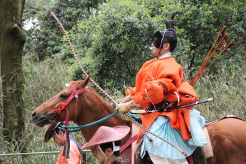 Yabusame (mounted archery) at Shimogamo Shrine