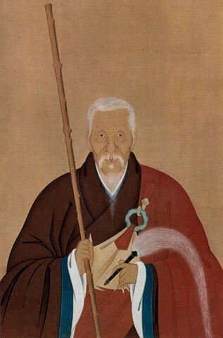 Ingen Ryuki (1592-1673), Gründer des Tempels Manpukuji und der Zen-Schule Obaku