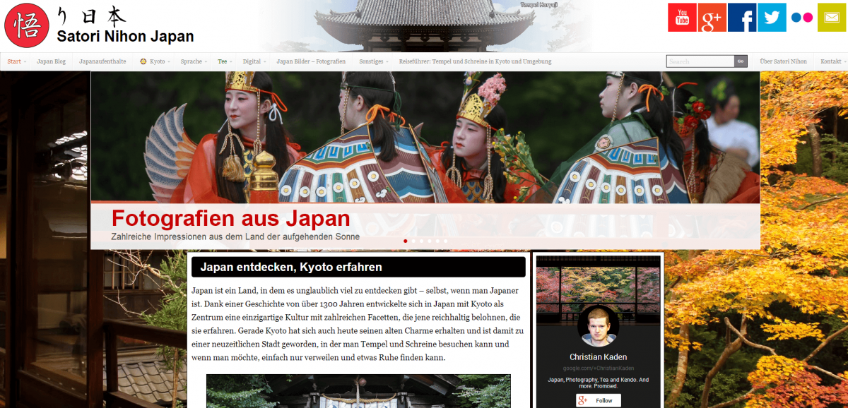 Japan entdecken, Kyoto erfahren - Startseite von Satori-Nihon.de (2)