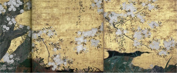 Ausschnitt der Gemälde (c)Chishakuin